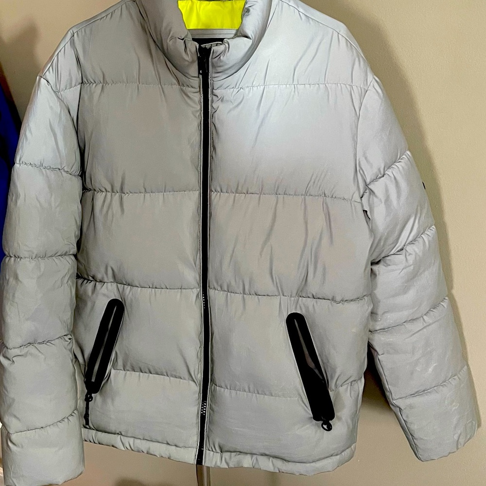 American Eagle X (Young Money)Edition Men's Small Gray Winter Coat☃️🧥EUC